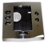 Jandy 7985 ALRS 1Touch Faceplate Kit Polished Chrome With Black Buttons