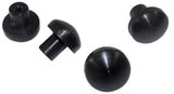 Jandy 3117 Side Wheel Nut 4 Pcs for Jandy Ray-Vac/ Ray-Vac/DM Pool Cleaner Black
