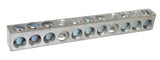 NSI 4-14 11 Holes 9 Circuits Aluminum Neutral Bar 4-14 AWG