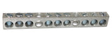 NSI 4-14 11 Holes 9 Circuits Aluminum Neutral Bar 4-14 AWG