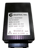 Globtek TA1I1500A00-T Class 2 Transformer Model: DA-36-24W Input: 120Vac 60Hz