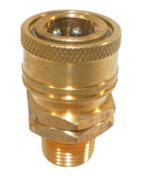 06510D10004 3/8" Male NPT-M Quick Connect Coupler 4000 PSI for Pressure Washer
