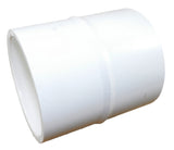 Dura 429-025 2-1/2" Slip x 2-1/2" Slip ASTM D-2466 Socket Type Poly