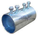 Hubbell Raco 2025 1-1/4" EMT Set Screw Coupling, 3-1/32" Overall Length