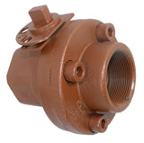 Balon 2R-F92-SE 2" Ductile Iron Lever Operated Ball Valve Screwed End 2000 W.P.